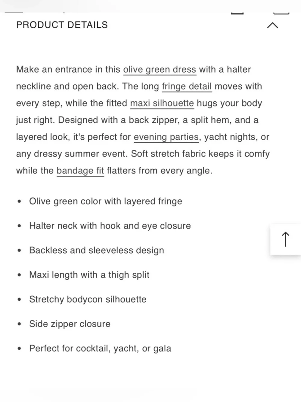 NWT Olive Green Fringe Halter Maxi Dress $200 MSRP